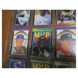 Double Sided Page of Baseball Card Lot