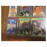 Double Sided Page of Baseball Card Lot