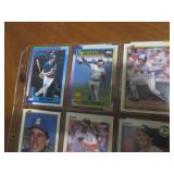 Double Sided Page of Mixed Sports Trading Card Binder Page