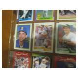 Double Sided Page of Mixed Sports Trading Card Binder Page