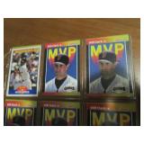 Double Sided Page of Mixed Lot Baseball Cards Featuring Will Clark, Griffey Jr. & Clemens