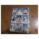 Double Sided Page of Topps & Fleer Baseball Prospect Cards