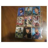 Double Sided Page of Baseball Card Collection
