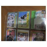 Double Sided Page of Baseball Card Collection