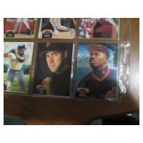 Double Sided Page of Baseball Card Collection