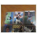 Double Sided Page of Vintage Topps Baseball Card Collection
