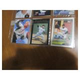 Double Sided Page of Vintage Topps Baseball Card Collection
