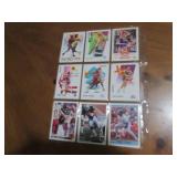 Double Sided Page of Sports Trading Card Mixed Lot