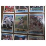 Double Sided Page of Sports Trading Card Mixed Lot
