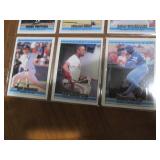 Double Sided Page of Sports Trading Card Mixed Lot
