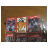 Double Sided Page of Vintage Sports Card Binder Mixed Lot