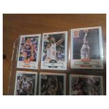 Double Sided Page of Vintage Sports Card Binder Mixed Lot