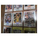 Double Sided Page of Vintage Sports Card Binder Mixed Lot
