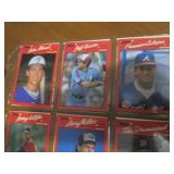 Double Sided Page of Basketball & Baseball Trading Card Binder Mixed Lot