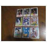 Double Sided Page of Mixed Lot Sports Cards in Plastic Pages
