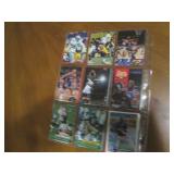 Double Sided Page of Sports Trading Cards Binder