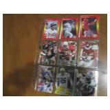 Double Sided Page of Sports Trading Cards Binder