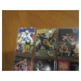 Double Sided Page of Sports Trading Cards Binder