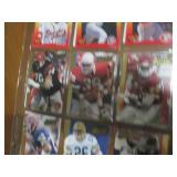 Double Sided Page of Sports Trading Cards Binder