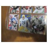 Double Sided Page of Sports Trading Cards Binder