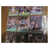 Double Sided Page of Baseball Card Mixed Lot in Plastic Page