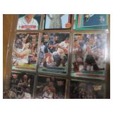 Double Sided Page of Baseball Card Mixed Lot in Plastic Page