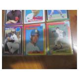 Double Sided Page of Mixed Baseball Card Lot of Vintage & Modern