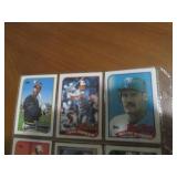 Double Sided Page of MLB Baseball Card Collection