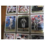 Double Sided Page of Baseball Trading Card Binder Page