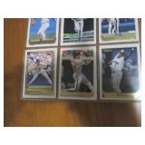 Double Sided Page of Baseball Trading Card Binder Page
