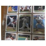 Double Sided Page of Baseball Trading Card Binder Page