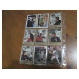 Double Sided Page of Mixed Sports Trading Cards