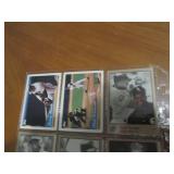 Double Sided Page of Mixed Sports Trading Cards
