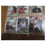 Double Sided Page of Mixed Sports Trading Cards