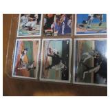 Double Sided Page of Mixed Sports Trading Cards