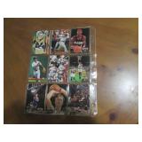 Double Sided Page of Mixed Sports Trading Card Lot