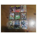 Double Sided Page of Mixed Sports Trading Card Lot
