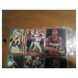 Double Sided Page of Mixed Sports Trading Card Lot