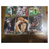 Double Sided Page of Mixed Sports Trading Card Lot