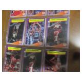 Double Sided Page of Front Row Basketball Trading Cards Mixed Lot