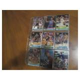 Double Sided Page of Sports Trading Card Binder Collection