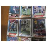 Double Sided Page of Sports Trading Card Binder Collection
