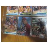 Double Sided Page of Sports Trading Card Binder Collection