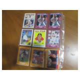 Double Sided Page of Mixed Baseball Card Lot