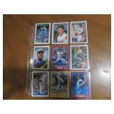 Double Sided Page of Mixed Baseball Card Lot