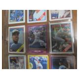 Double Sided Page of Mixed Baseball Card Lot