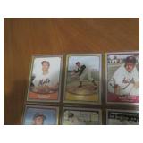 Double Sided Page of Assorted Baseball Cards in 9-Pocket Page