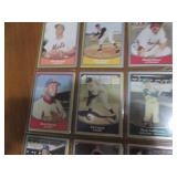 Double Sided Page of Assorted Baseball Cards in 9-Pocket Page