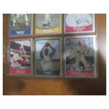 Double Sided Page of Assorted Baseball Cards in 9-Pocket Page