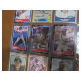 Double sided page of sports cards f...